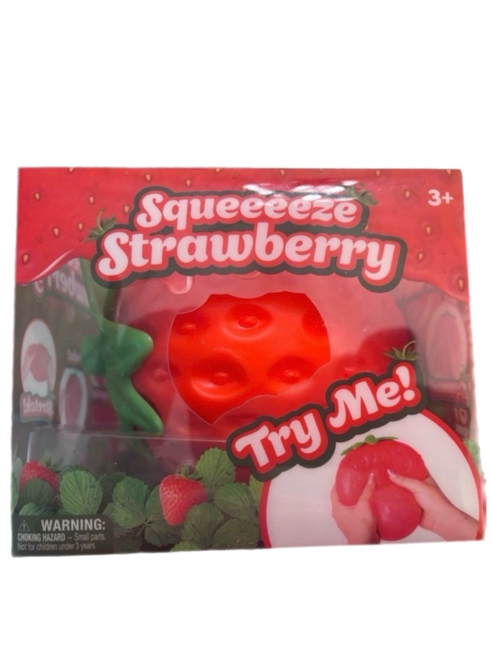 Viral TikTok Squeezy Strawberry Sensory Fidget Toy